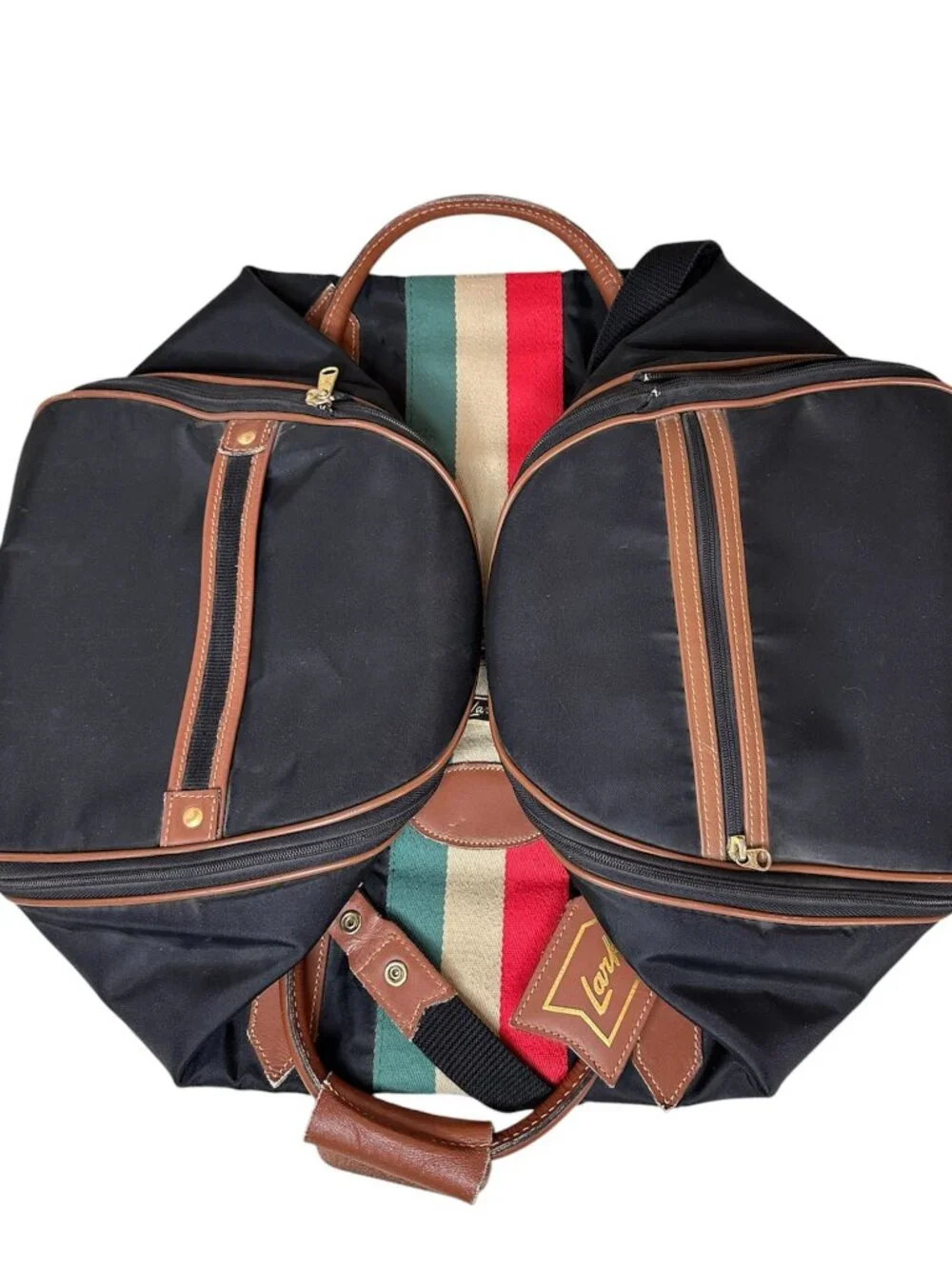 Vintage Lark Weekender Duffel | Expandable Sides | Lock + Strap